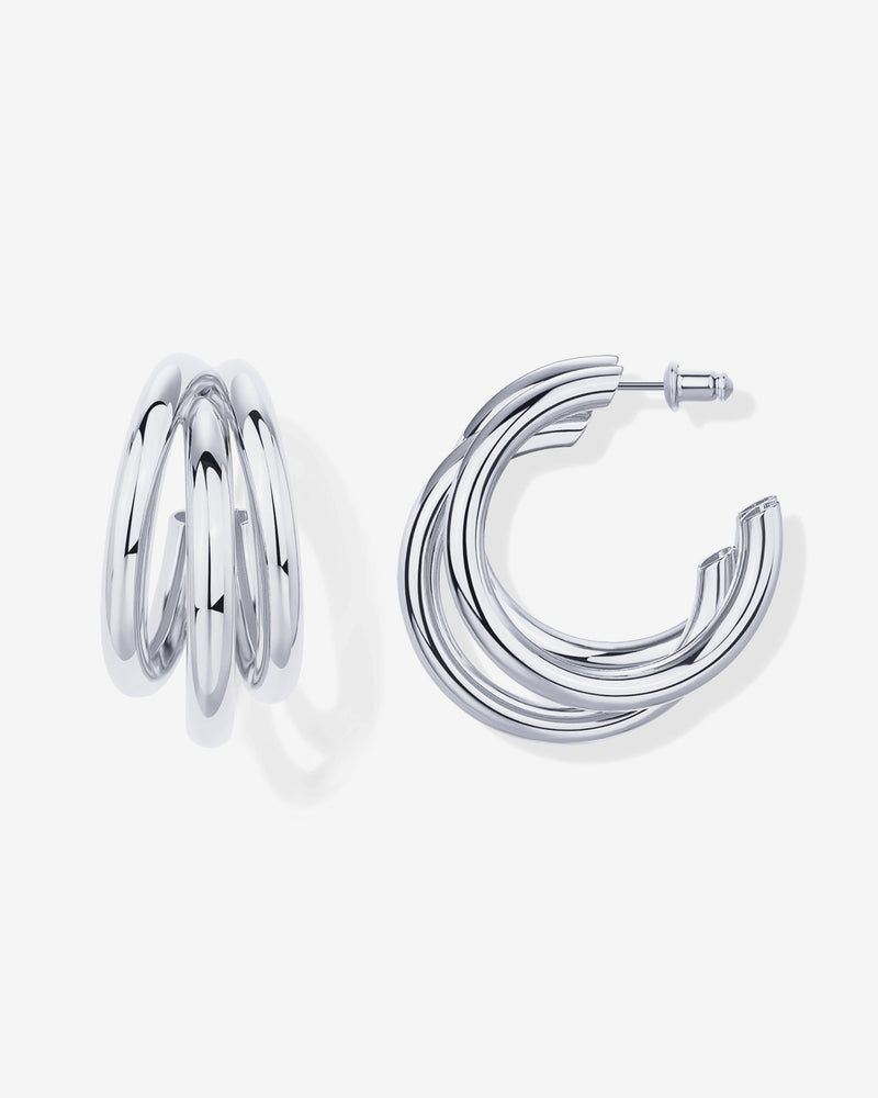 Triple Multi Hoop Earrings