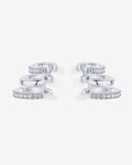 PAVOI - CZ Multi Hoop No Piercing Earring