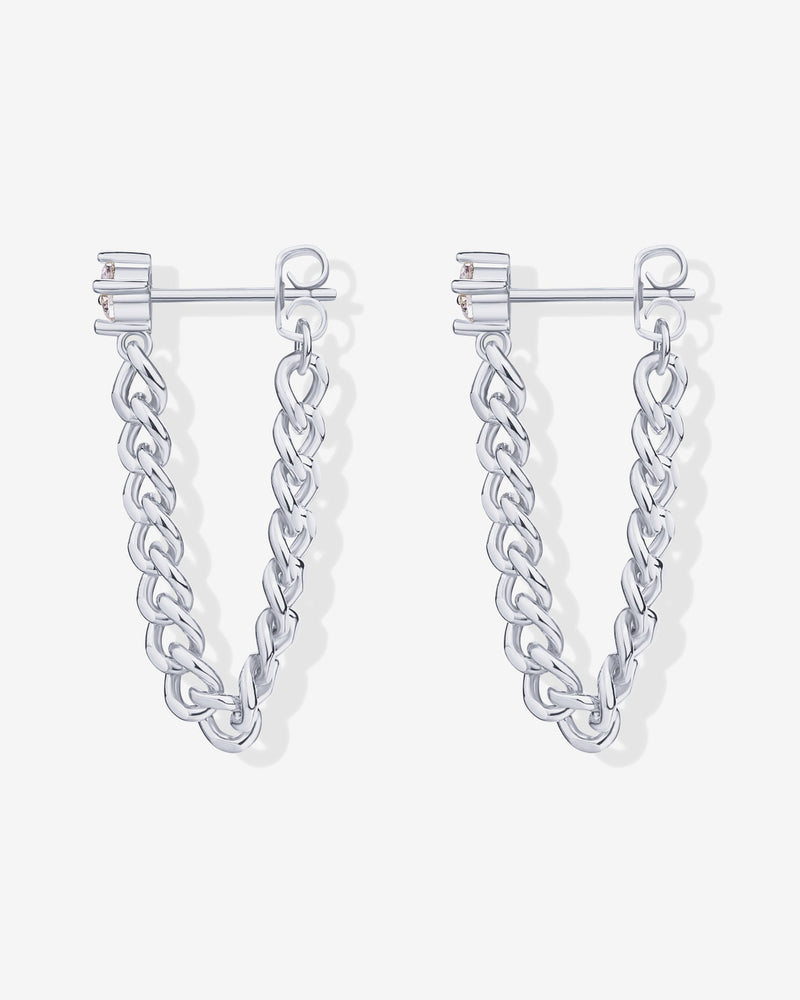 PAVOI - Cubic Zirconia Chained Earrings