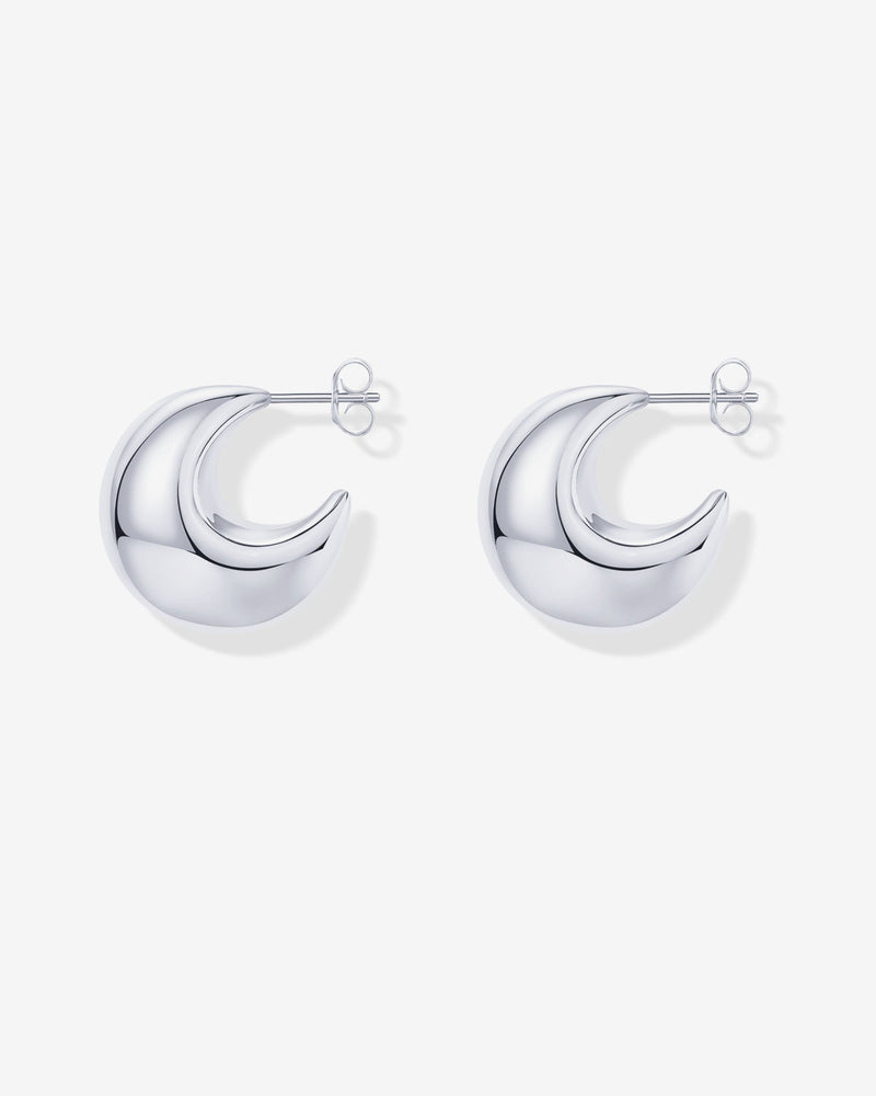 PAVOI - Chunky Dome Hoop Earrings