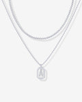 Singapore Initial Layering Necklace