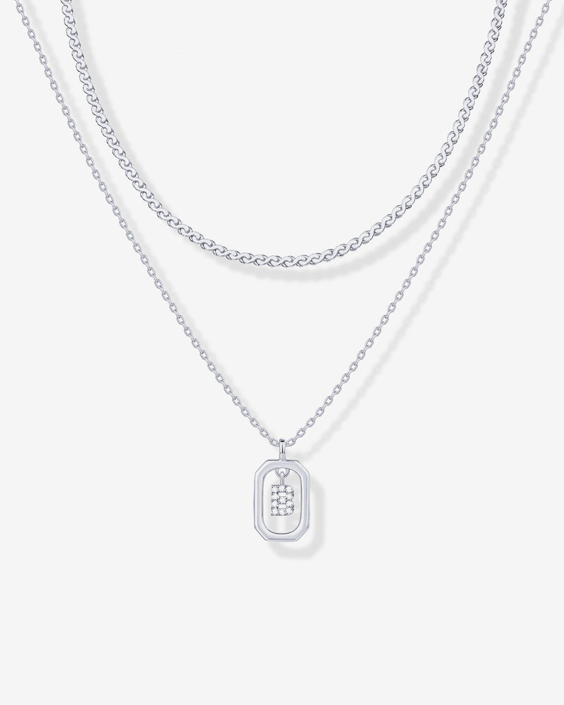 Singapore Initial Layering Necklace