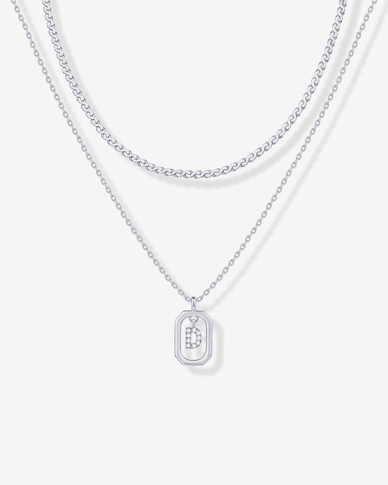 Singapore Initial Layering Necklace