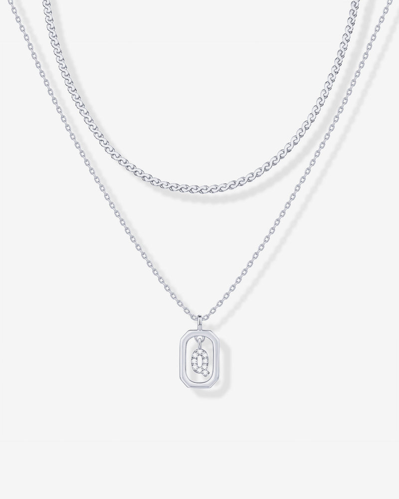 Singapore Initial Layering Necklace