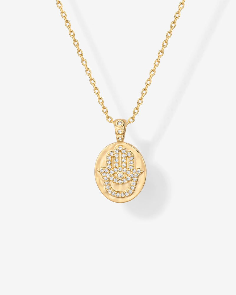 PAVOI - Hammered Coin Hamsa