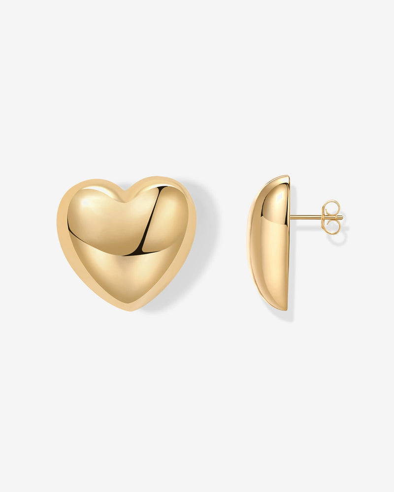 PAVOI - Oversized Heart Stud