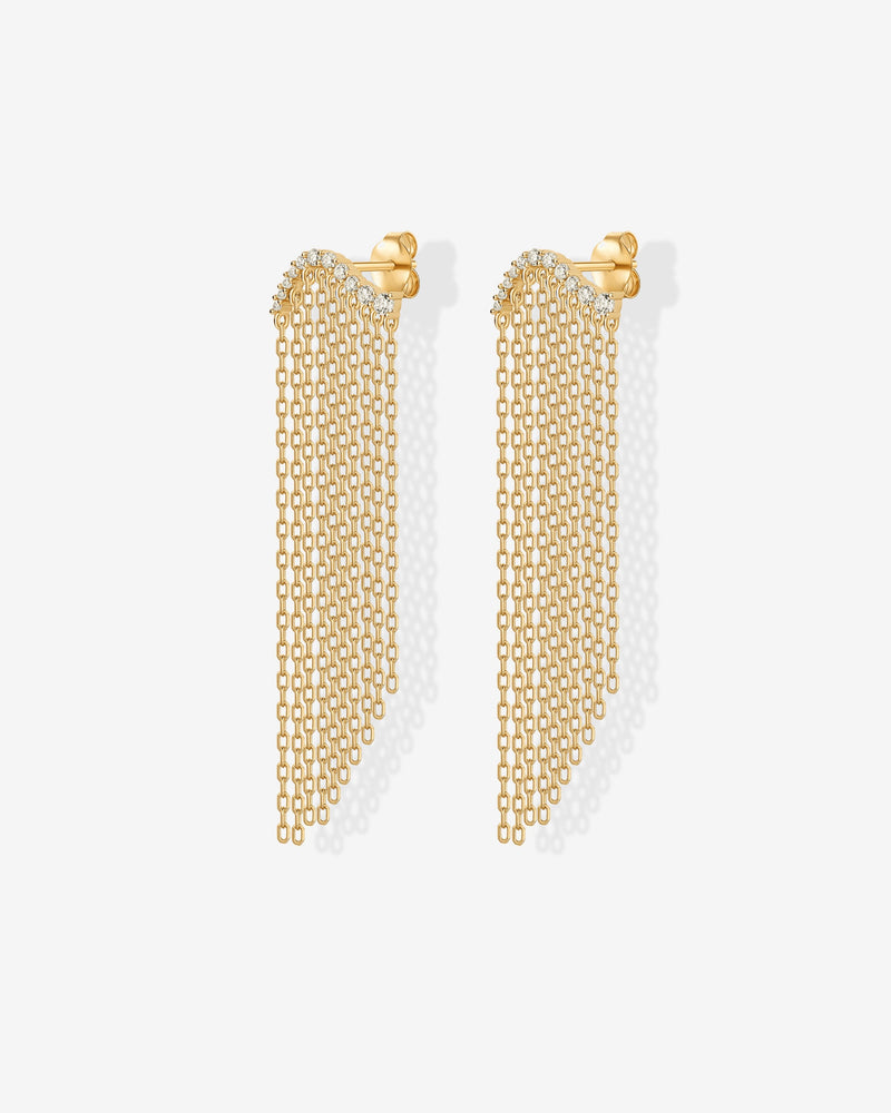 PAVOI - Chain Crawler Dangle Earrings