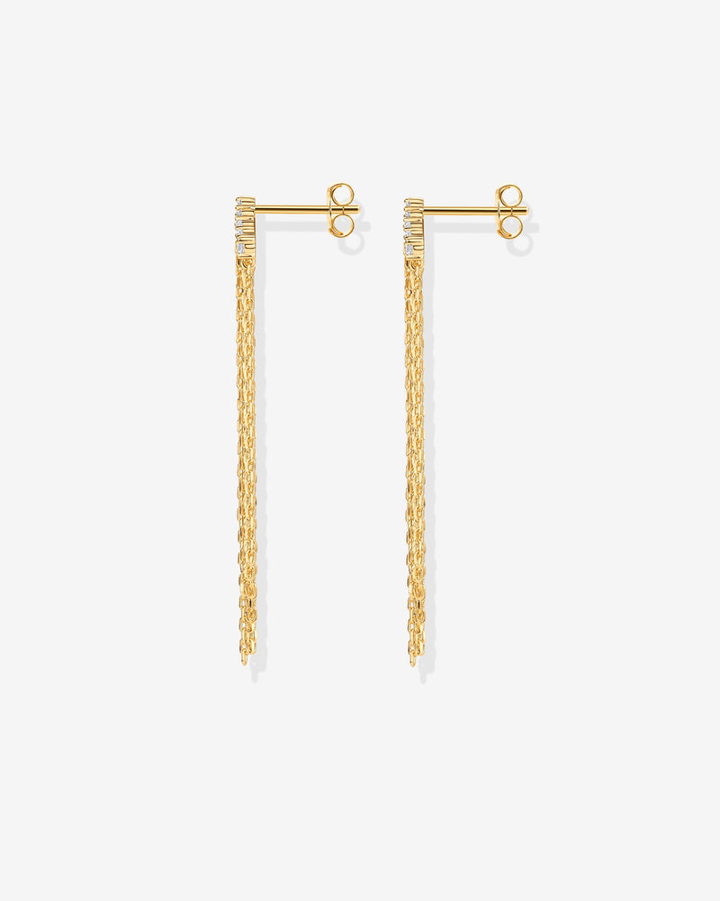 PAVOI - Chain Crawler Dangle Earrings