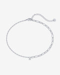 PAVOI - Mixed-Chain Charm Anklet