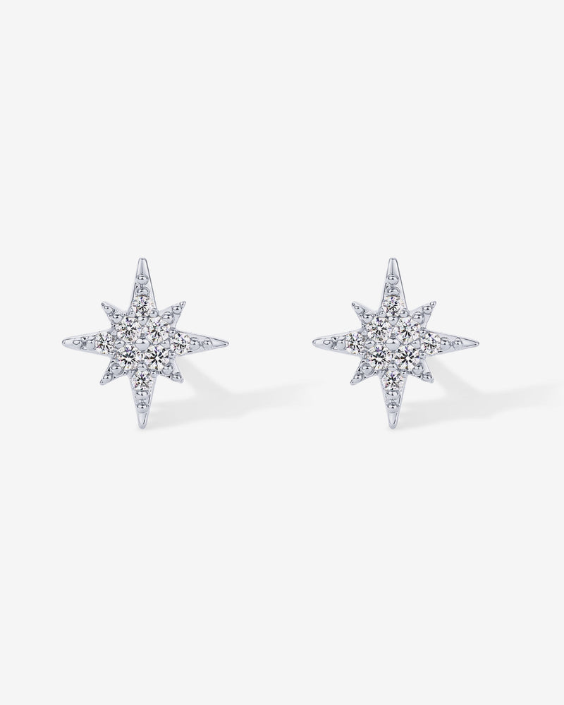 PAVOI - Cubic Zirconia Star Stud Earrings