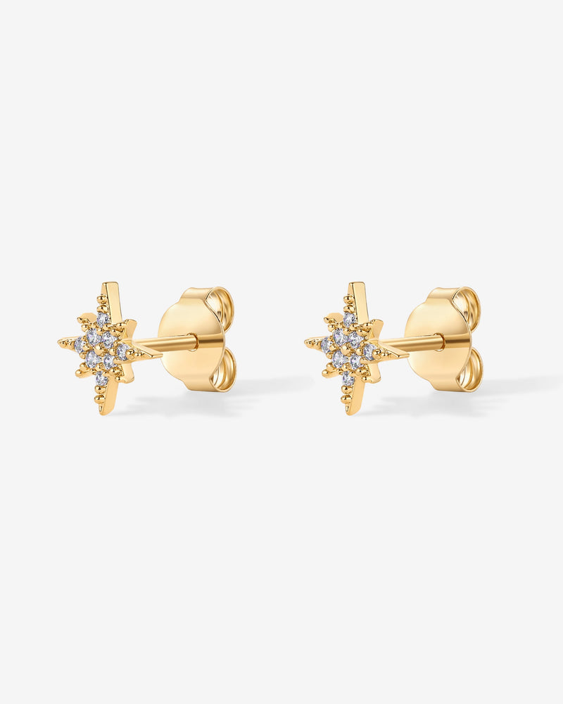 PAVOI - Cubic Zirconia Star Stud Earrings