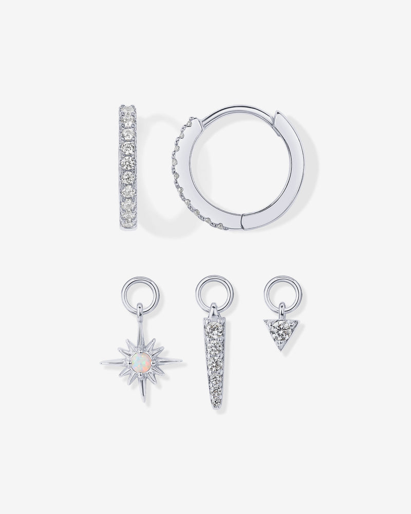 PAVOI - Mix and Match Huggie and Star Charm Set