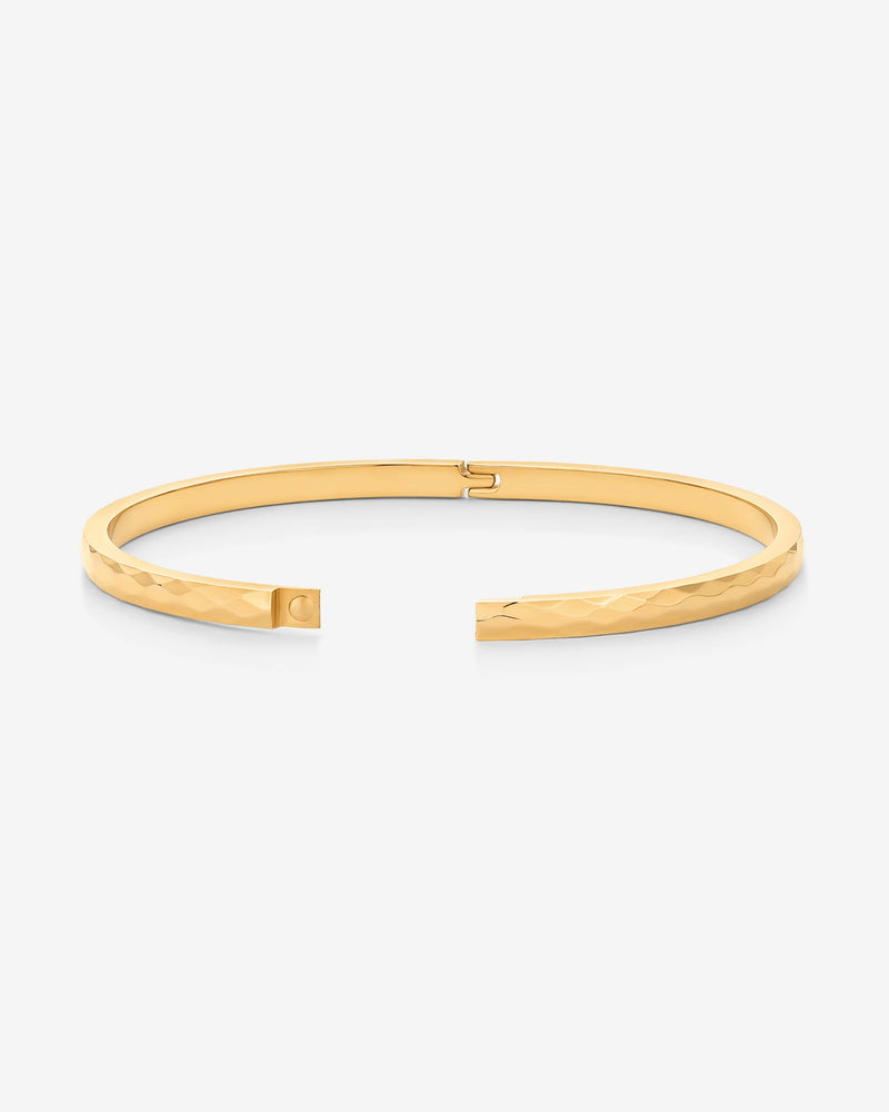 PAVOI - Faceted Bangle