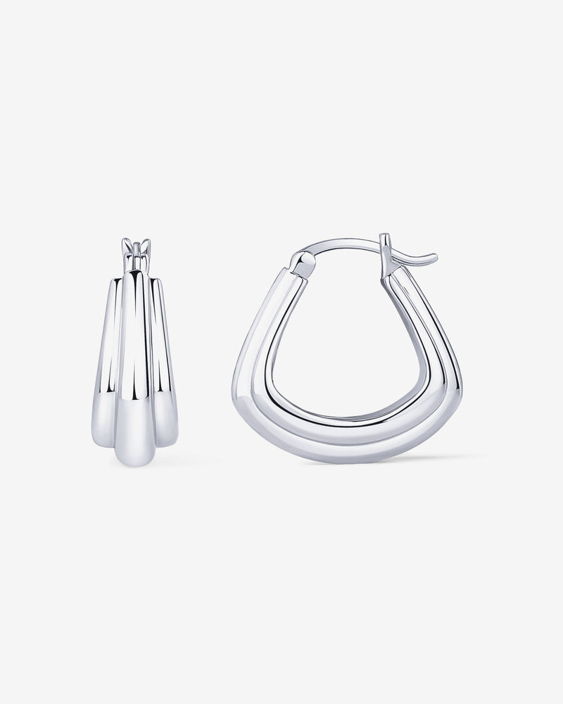 PAVOI - Chunky Triangle Hoops