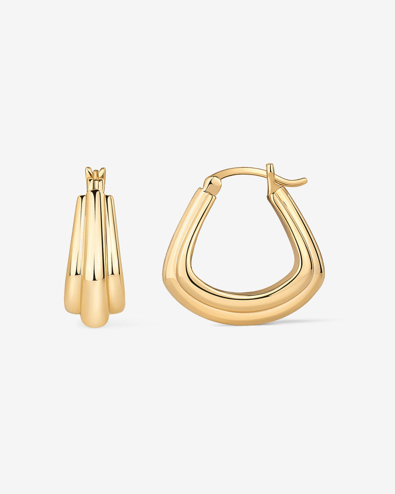 PAVOI - Chunky Triangle Hoops