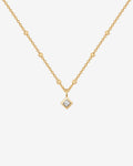 Statement Square Chain Princess Pendant