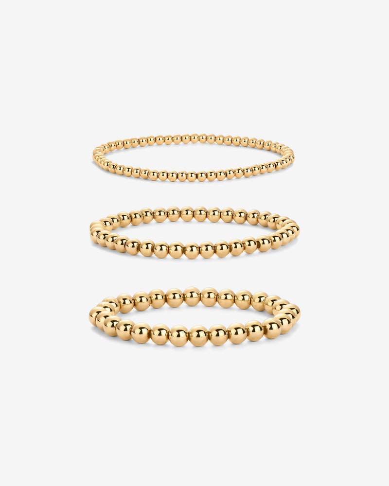 PAVOI - Gold Beaded Trio