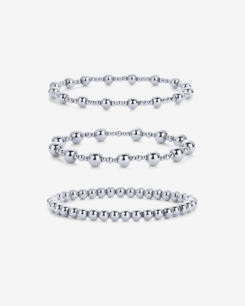 PAVOI - Ball Beaded Bracelet Trio