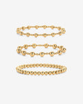 PAVOI - Ball Beaded Bracelet Trio