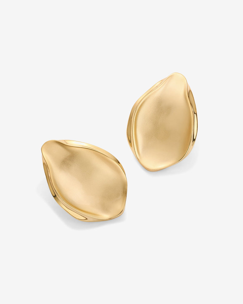 Textured Teardrop Studs