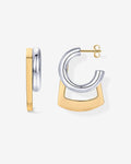 PAVOI - Mixed-Metal Geometric Hoops