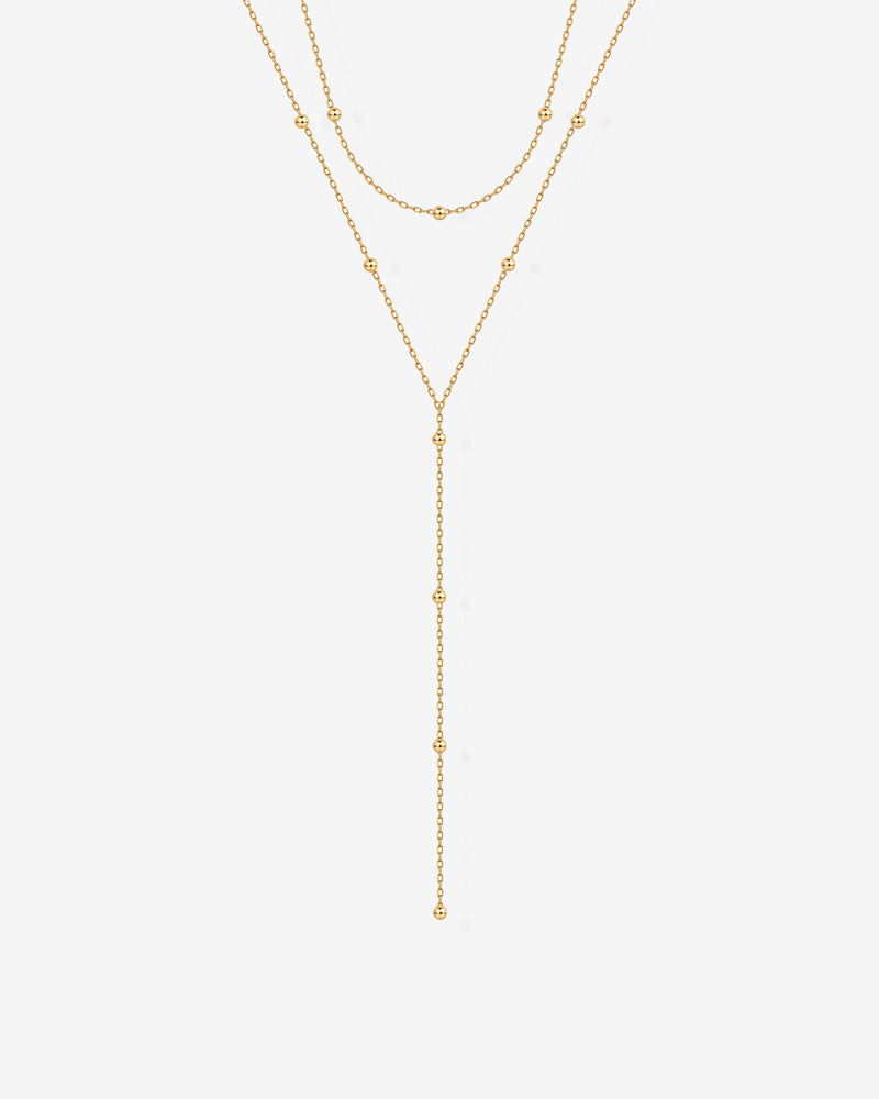 PAVOI - Beaded Tassel Lariat