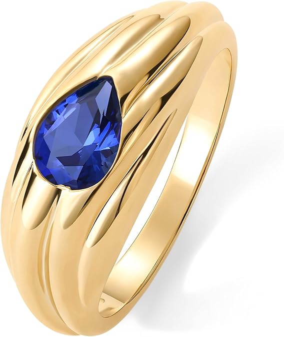 PAVOI - Luxx Gold com Zirconia Azul