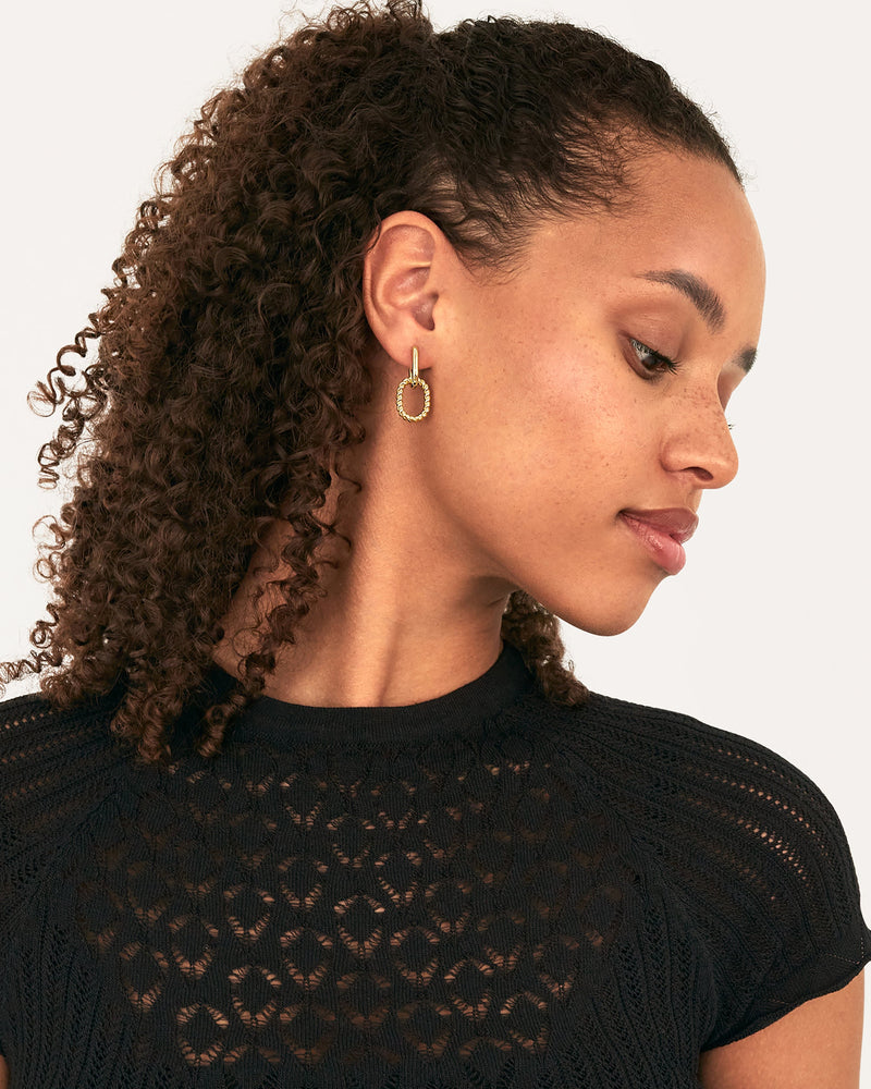 Rope Convertible Link Earrings