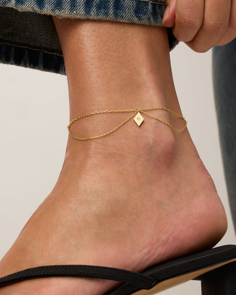 PAVOI - Corfu Boho Anklet