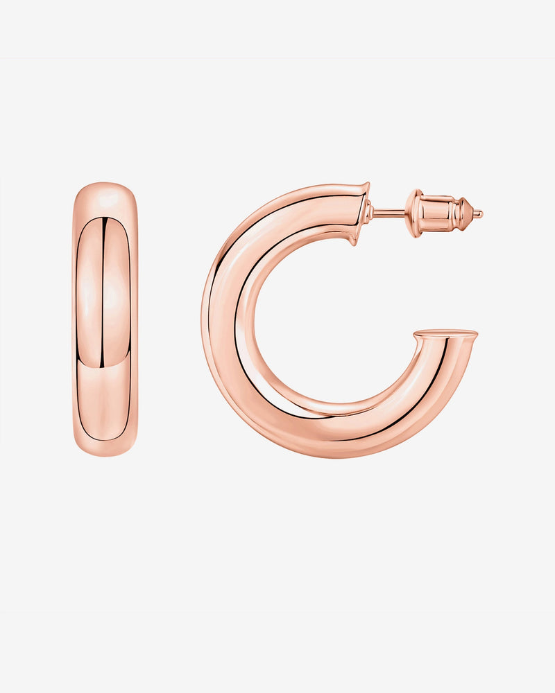 PAVOI - Chunky Open Hoops (6.5mm)