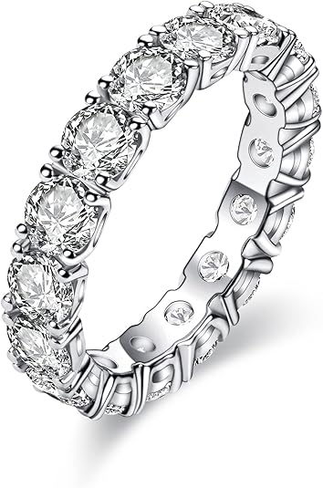 PAVOI -  Anel Eternity Moissanite