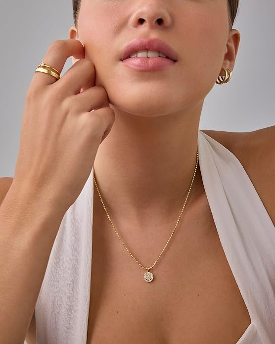 PAVOI -  14K Gold Plated Dainty Cubic Zirconia