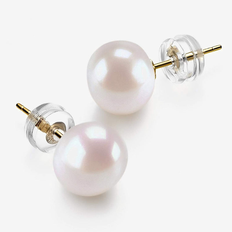 PAVOI - Gold Freshwater Pearl Studs